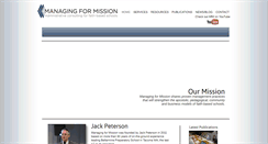 Desktop Screenshot of managingformission.com